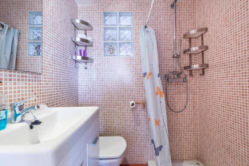 Koupelna v ubytování Apartamento Calipso