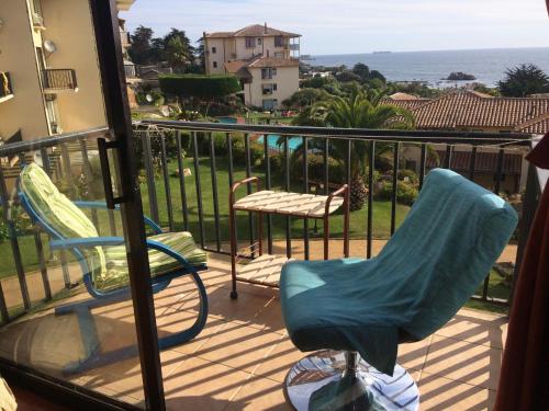 Balcony o terrace sa Apartamento Playa Mar Azul