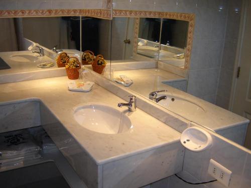 Koupelna v ubytování Apart Hotel Casablanca