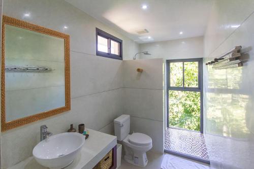 Koupelna v ubytování Stunning sea view villa Lamai Koh Samui
