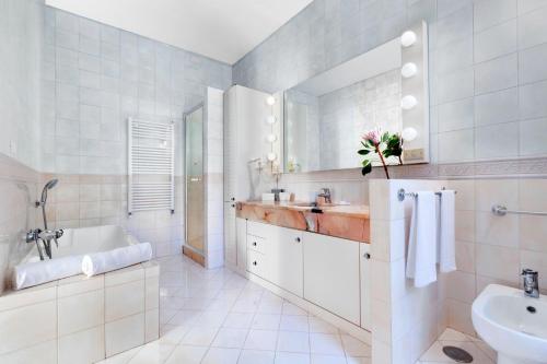 Koupelna v ubytování Villa Oriana Relais