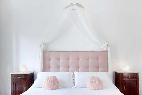 Katil atau katil-katil dalam bilik di Villa Oriana Relais