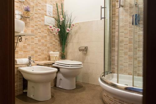 Koupelna v ubytování Dulcis In Fundo b&b