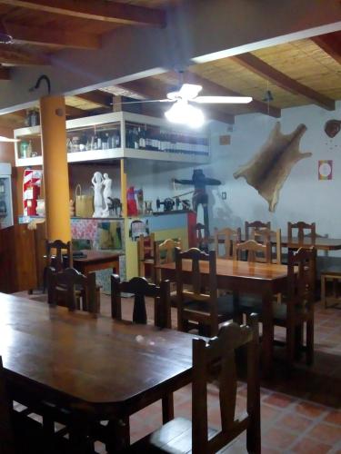 Restaurant o un lloc per menjar a Hotel de Campo Oeste Paraíso