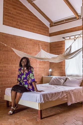 Una cama o camas en una habitación de Sougri Doogo