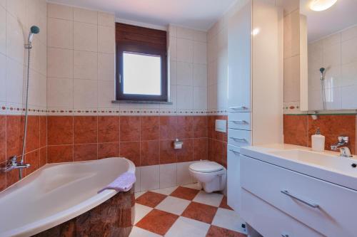 Koupelna v ubytování Ferienhaus Mary