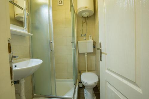 Vonios kambarys apgyvendinimo įstaigoje Belgrade Center Apartment Skadarlija
