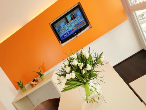 TV a/nebo společenská místnost v ubytování Hotel Royal X