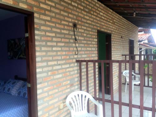 Un balcón o terraza de Pousada Brilho da Lua