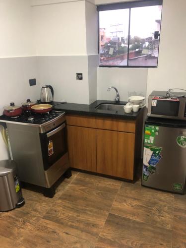 Dapur atau dapur kecil di Sibaris cañoto