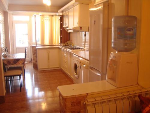 Kuchyň nebo kuchyňský kout v ubytování Apartment Narine
