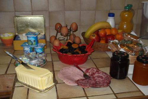 Mad på bed and breakfast-stedet eller i nærheden