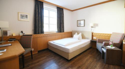 Hotel Wiesendにあるベッド