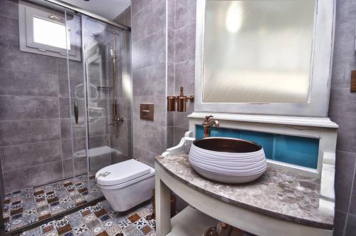 Koupelna v ubytování Ayşe Hanım Konağı