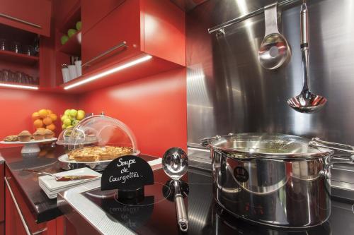 Cuisine ou kitchenette dans l'établissement Mercure Lille Centre Grand Place