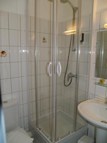 Kylpyhuone majoituspaikassa Le Relais Vauban