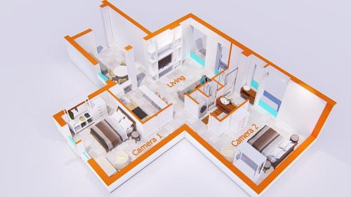 a Rendimiento de un plano en Calaba Stadio, en Nápoles