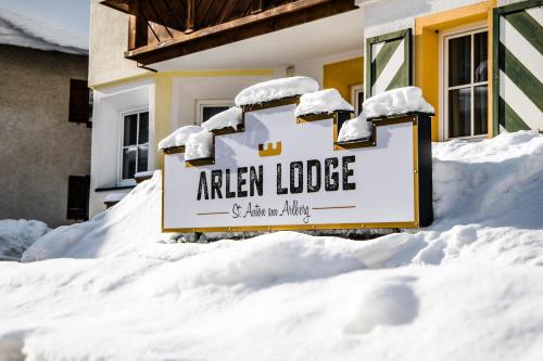 Arlen Lodge Hotel-Garni v zimě
