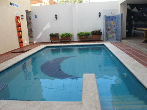 Swimmingpoolen hos eller tæt på Casa Luna Hotel