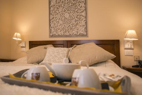 Katil atau katil-katil dalam bilik di Hotel Italia