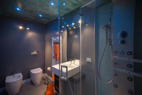 Koupelna v ubytování Casa Lodo