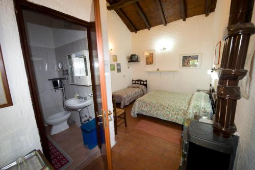 En eller flere senge i et værelse på Cirasellaetna