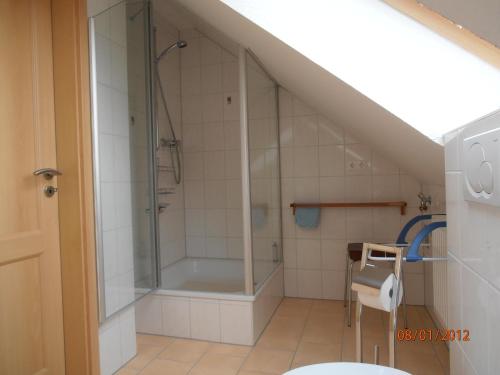 Ванная комната в FeWo Pülsen