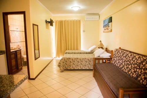 Katil atau katil-katil dalam bilik di HANNA San Diego Apart Hotel