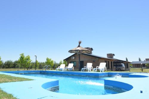 Πισίνα στο ή κοντά στο Cabañas San Jose del Atuel