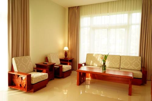 Posezení v ubytování NDC Resort & Spa