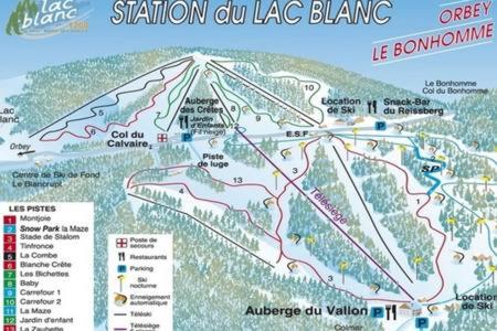 un mapa de la isla de la Blanca en Le moulin des automates, en Fréland