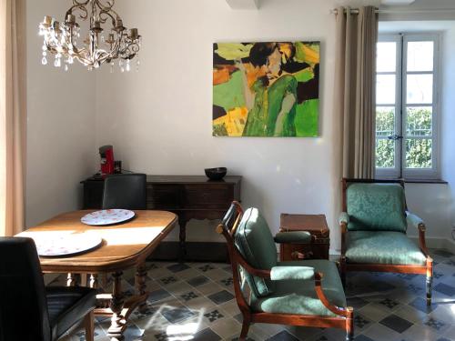 Posezení v ubytování Chateau Marcel