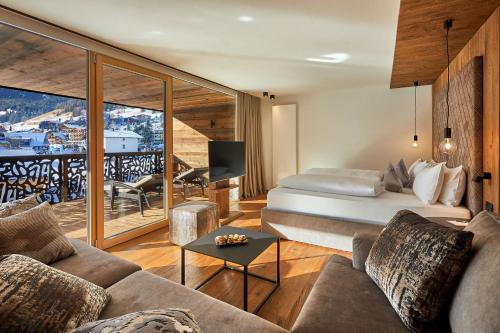 Χώρος καθιστικού στο Hotel Christiania