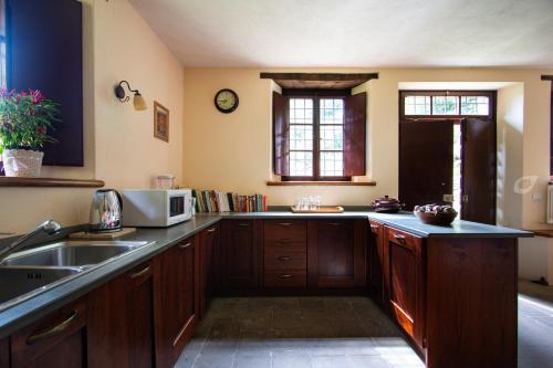 A kitchen or kitchenette at Holiday villa with pool, Mulino del Pita