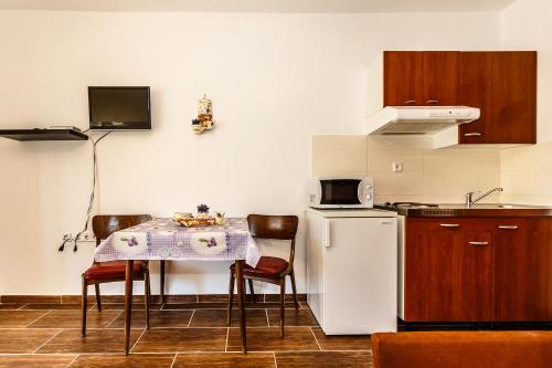 Η κουζίνα ή μικρή κουζίνα στο Sara Apartments Malinska