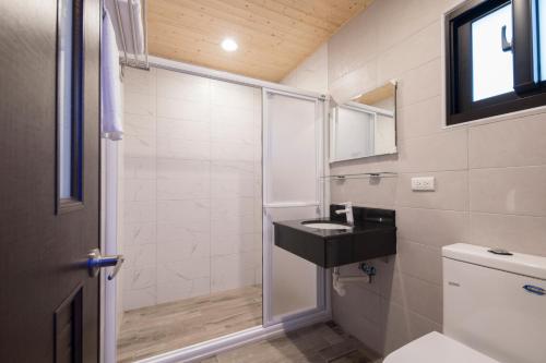 Koupelna v ubytování Mihai B&B 3