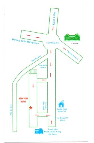 Půdorys ubytování Ngọc Anh Hotel
