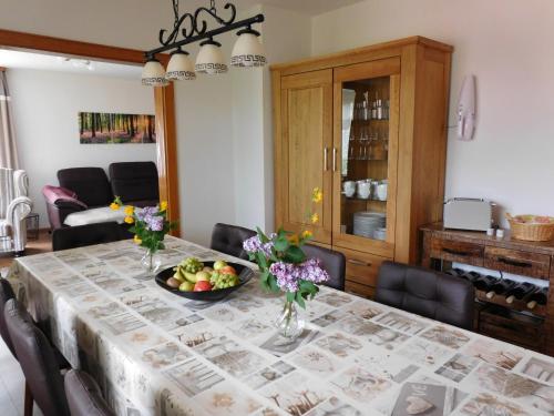 Χώρος καθιστικού στο Ferienhaus Rabenhorst