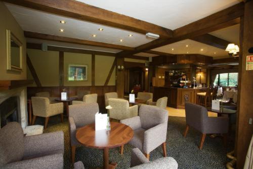 The lounge or bar area at Cisswood House 