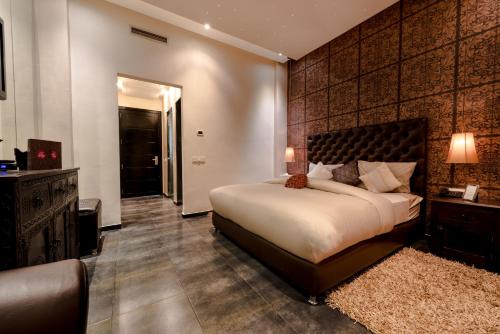 Postel nebo postele na pokoji v ubytování Residence Dar Lamia Marrakech