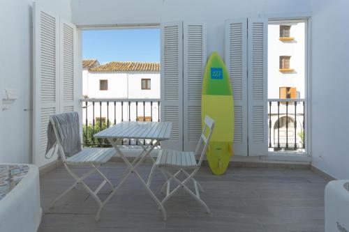 Balkón nebo terasa v ubytování Hostal Gravina