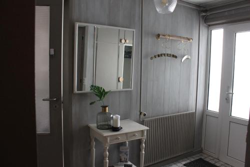 Koupelna v ubytování Motel Hune Apartments