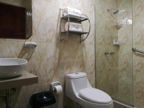 Hotel Spa Machupicchuにあるバスルーム