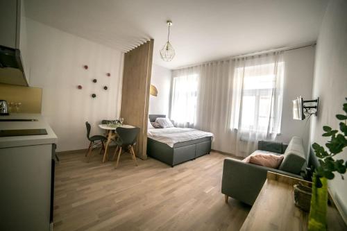 Гостиная зона в Prague friendly apartments in Prague