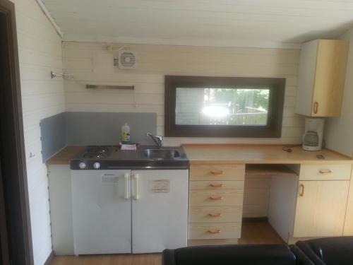 Dapur atau dapur kecil di Åros Feriesenter
