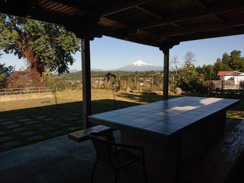 En generel udsigt til bjerge eller udsigt til bjerge taget fra lejligheden