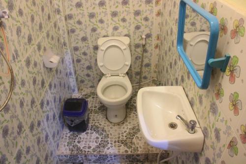 Phòng tắm tại Pakbeng Guesthouse