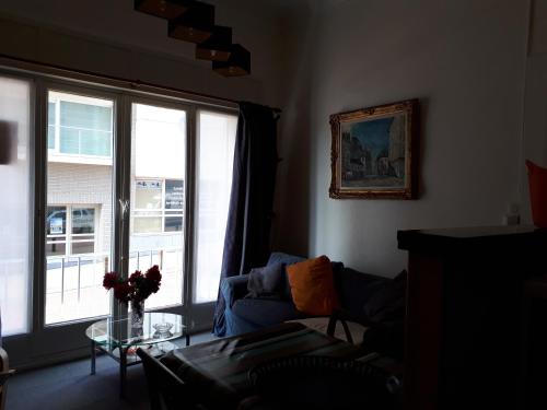 Χώρος καθιστικού στο Apartment Van Hecke