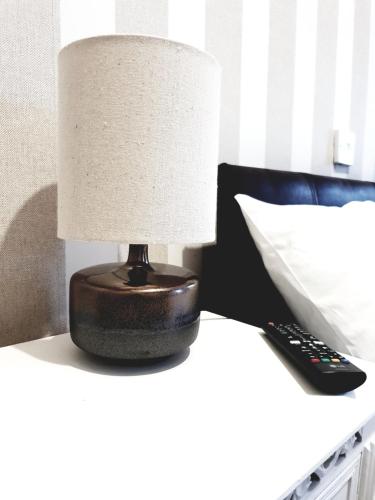 Ein Bett oder Betten in einem Zimmer der Unterkunft Orles Barn Guest House