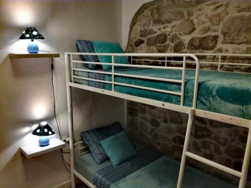 Tempat tidur susun dalam kamar di Apartments Jelavic